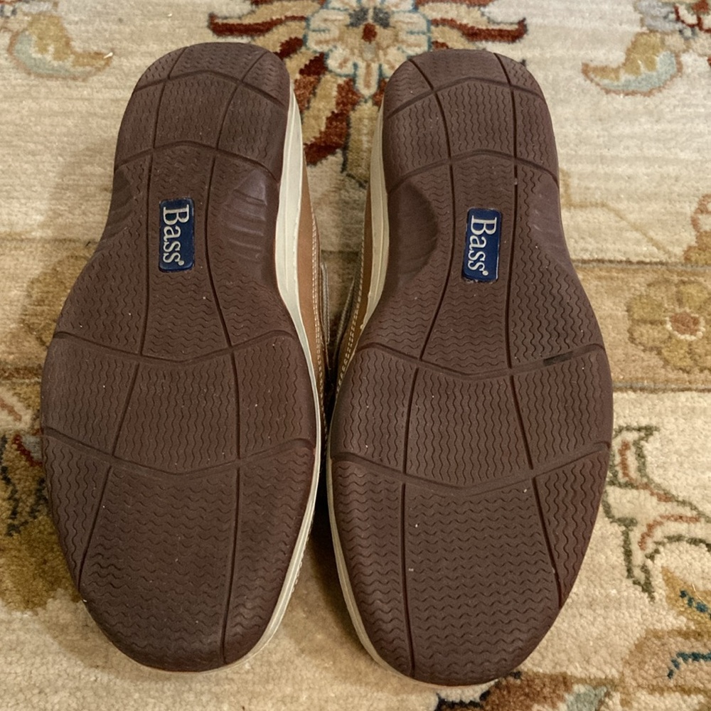⬇️PRICE DROP ⬇️G H Bass Pride boat shoes in tan leather upper - Picture 7 of 12